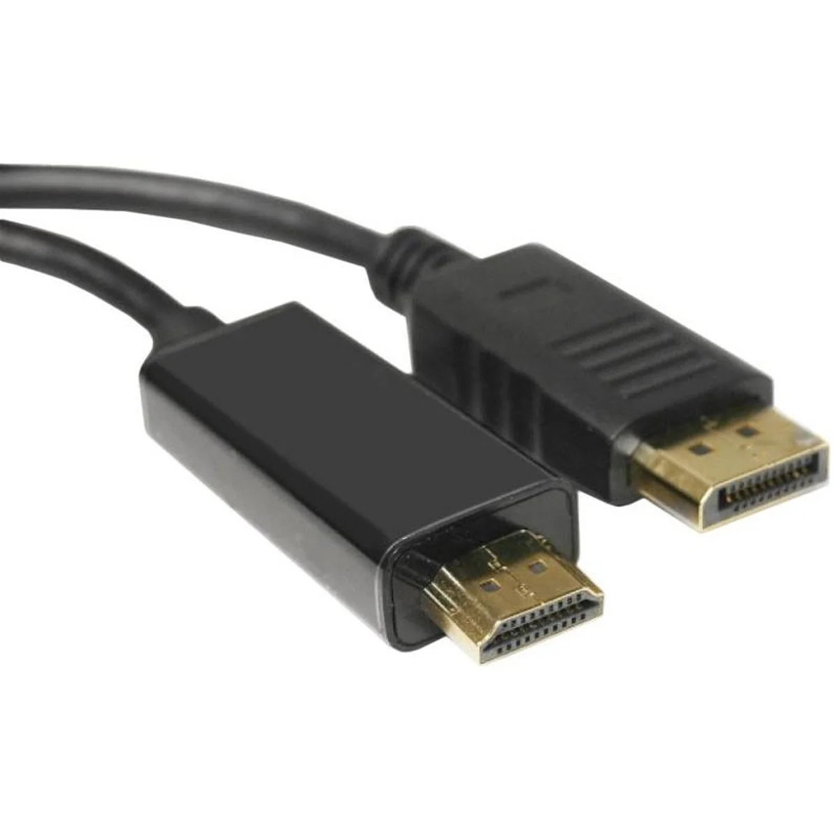 Кабель DisplayPort-HDMI 1.8m Черный