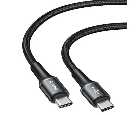 Дата кабель Baseus Halo Data Type-C PD 2.0 60W (2m) Черный