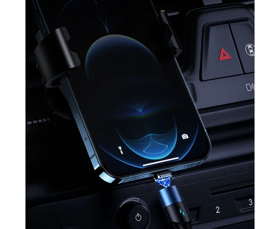 Дата кабель Usams US-SJ495 U66 Magnetic Type-C to Lightning 20W + Type-C 60W (1.2m) Черный