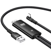 Дата кабель USAMS US-SJ442 U53 Lightning to HDMI (2m) Черный