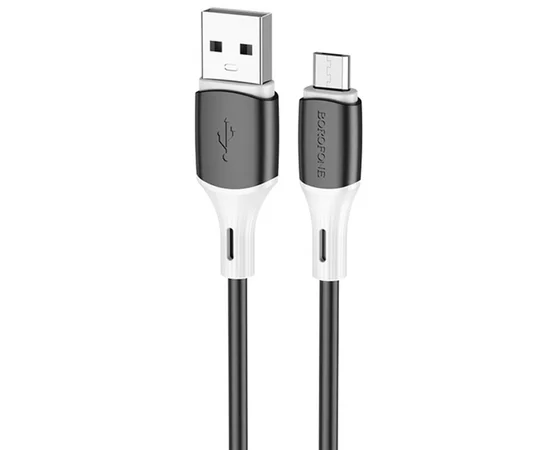 Дата кабель Borofone BX79 USB to MicroUSB (1m) Черный