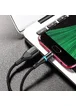Дата кабель Borofone BU16 Skill magnetic USB to MicroUSB (1.2m) Черный