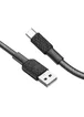 Дата кабель Hoco X69 Jaeger USB to Type-C (1m) Black / White