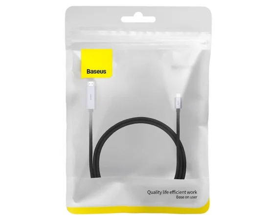 Дата кабель Baseus HDMI High Definition Series Graphene Type-C To 4KHDMI (2m) (WKGQ) Black