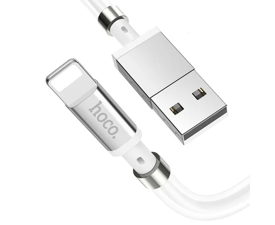 Дата кабель Hoco U91 "Magic magnetic" Lightning (1М) Білий
