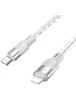 Дата кабель Hoco X99 Crystal Junction PD 27W Type-C to Lightning (1.0m) Gray
