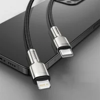 Дата кабель Baseus Cafule Series Metal Type-C to Lightning PD 20W (2m) Черный