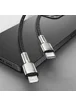 Дата кабель Baseus Cafule Series Metal Type-C to Lightning PD 20W (2m) Чорний