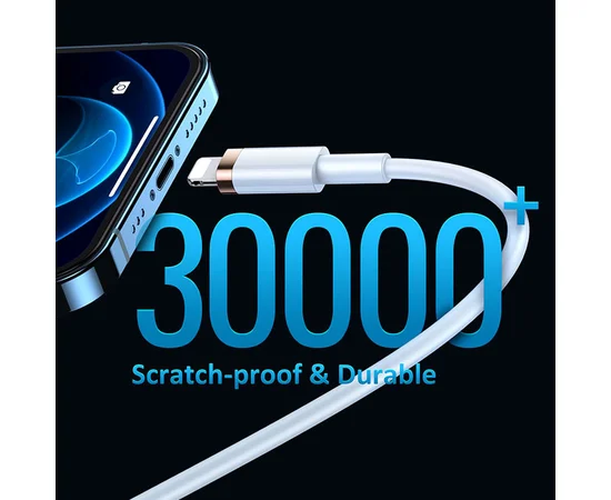 Дата кабель Usams US-SJ485 U63 Type-C To Lightning 20W PD (2m) Белый