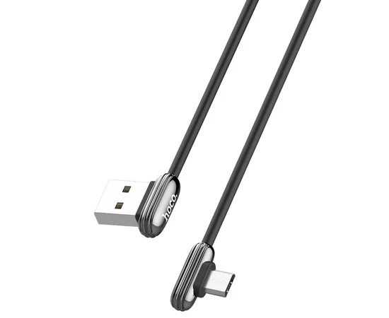 Дата кабель Hoco U60 "Grand" MicroUSB (1.2m) Серый