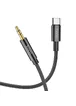 Аудио кабель Aux Hoco UPA19 3.5mm to Type-C (1m) Black