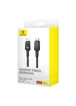 Дата кабель Baseus Unbreakable Series Fast Charging Type-C to Type-C 100W 1m (P10355800111-0) Black