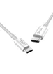Дата кабель Hoco X23 Skilled Type-C to Type-C (3A/1М) Белый