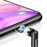 Дата кабель USAMS US-SJ474 U59 MicroUSB Rotatable Magnetic (1m) Черный