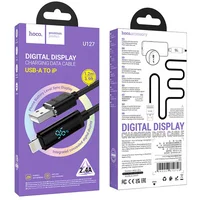 Дата кабель Hoco U127 Power USB to Lightning Black