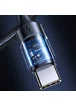 Дата кабель USAMS US-SJ524 U71 Type-C to Type-C PD 100W (1.2m) Black