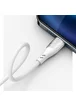 Дата кабель Usams US-SJ493 U65 Liquid Silicone USB to Lightning 3A 1m Белый