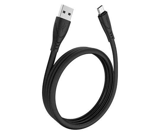Дата кабель Hoco X42 "Soft Silicone" USB to MicroUSB (1m) Черный