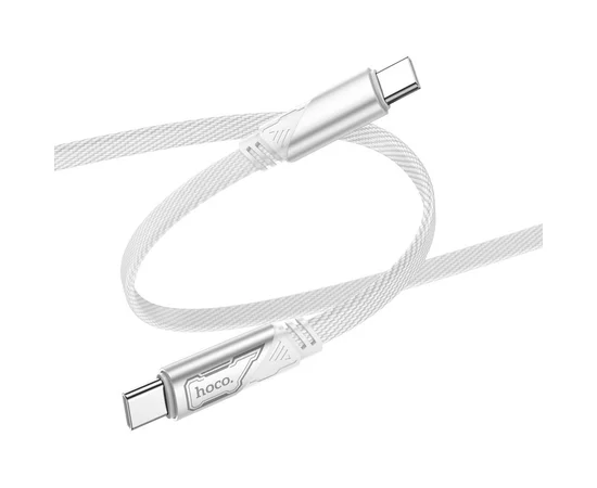 Дата кабель Hoco U119 Machine charging data Type-C to Type-C 60W (1.2m) Gray