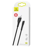 Дата кабель Usams US-SJ364 U35 USB to Lightning 2A (1m) Черный