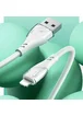 Дата кабель Usams US-SJ493 U65 Liquid Silicone USB to Lightning 3A 1m Белый