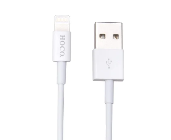 Дата кабель Hoco UPL02 Lightning (1.2m) Белый