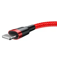 Дата кабель Baseus Cafule Lightning Cable 2.4A (1m) (CALKLF) Червоний