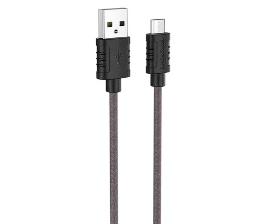 Дата кабель Borofone BX52 Airy USB to MicroUSB (1m) Черный