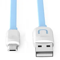 Дата кабель Usams US-SJ012 U-Trans USB to Micro USB (0.25m) Бірюзовий