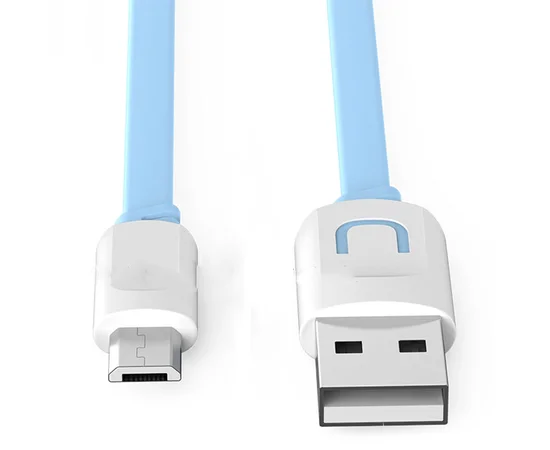 Дата кабель Usams US-SJ012 U-Trans USB to Micro USB (0.25m) Бирюзовый