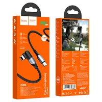 Дата кабель Hoco U100 "Orbit PD" Type-C to Lightning (1.2 m) Черный