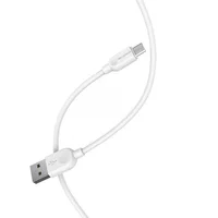 Дата кабель Borofone BX14 USB to MicroUSB (2m) Білий