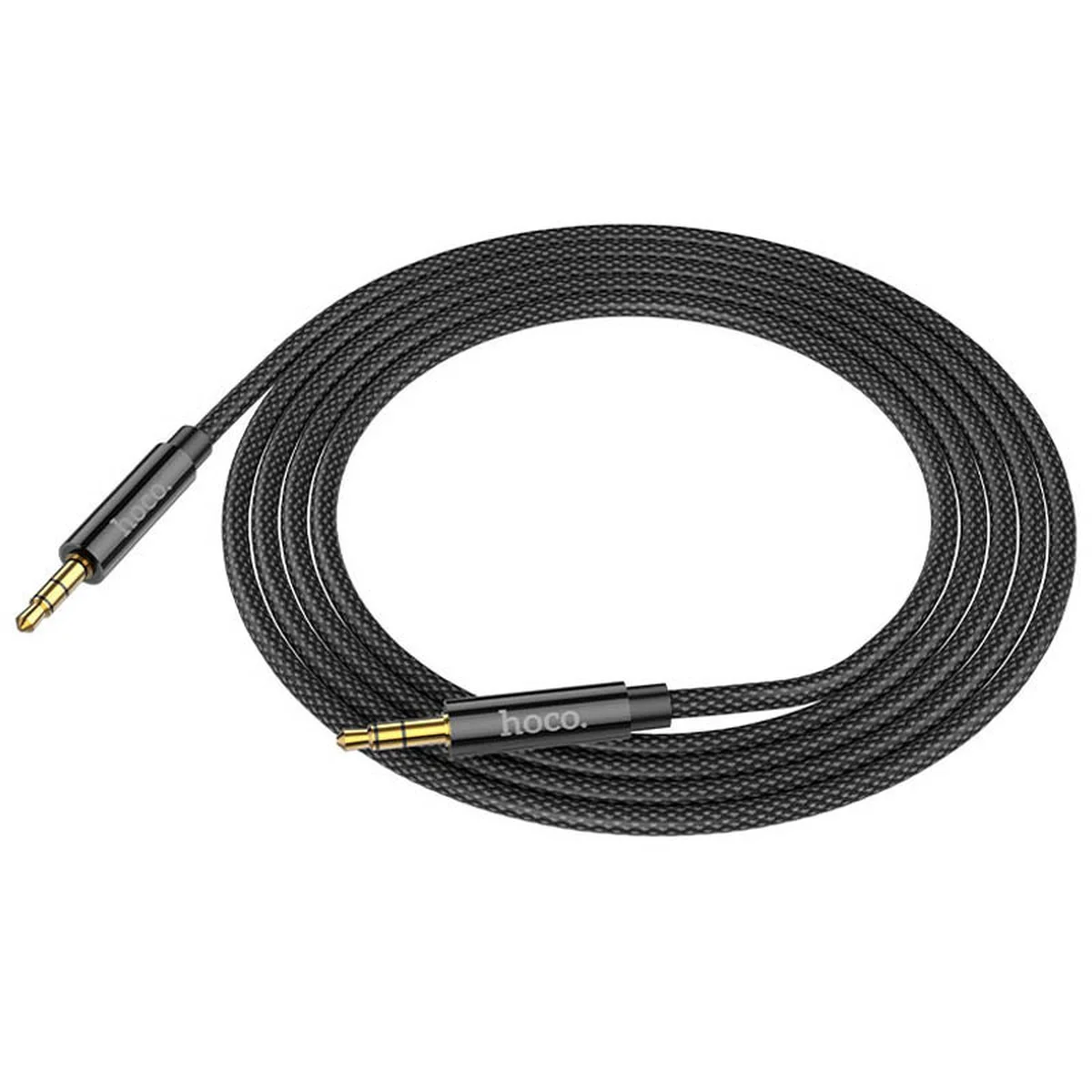 Аудіо кабель Aux Hoco UPA19 (2m) Чорний