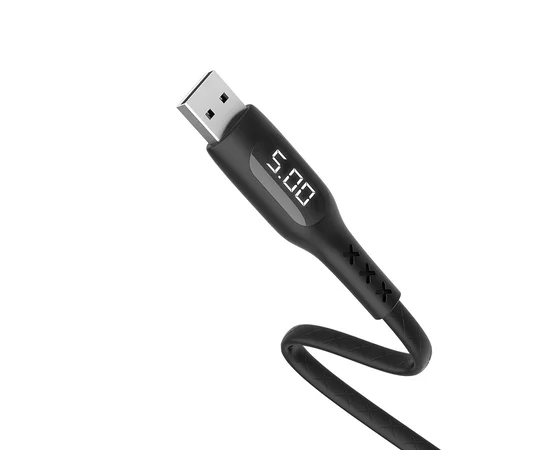 Дата кабель Hoco S6 Sentinel USB to MicroUSB (1.2m) Черный