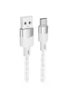 Дата кабель Hoco X99 Crystal Junction USB to Type-C (1.2m) Gray