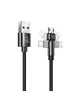 Дата кабель USAMS US-SJ478 U60 Rotatable USB to MicroUSB (1m) Черный