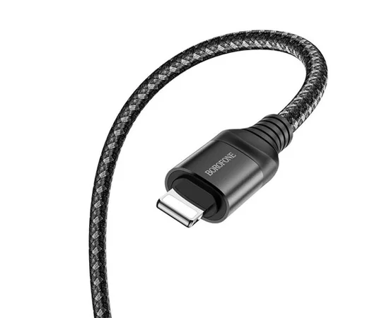 Дата кабель Borofone BX56 Delightful USB to Lightning (1m) Black