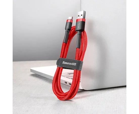 Дата кабель Baseus Cafule Type-C Cable 3A (0.5m) Красный