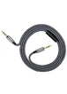 Аудио кабель Aux Hoco UPA04 With Mic (1m) Черный