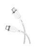 Дата кабель Borofone BX90 Cyber Type-C to Type-C (1m) White