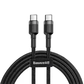 Дата кабель Baseus Cafule Type-C to Type-C Cable PD 2.0 60W (2m) (CATKLF-H) Черный / Серый