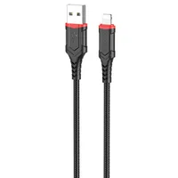 Дата кабель Borofone BX67 USB to Lightning (1m) Чорний