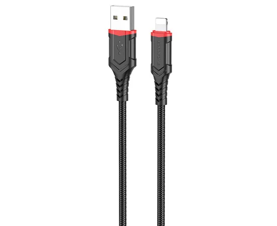 Дата кабель Borofone BX67 USB to Lightning (1m) Черный