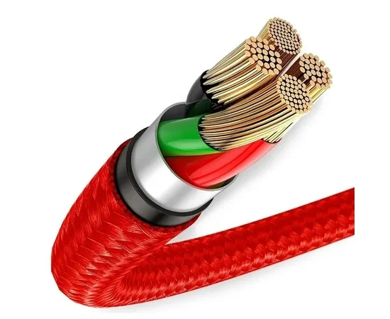 Дата кабель Baseus Halo Data Micro USB Cable 3A (1m) Красный
