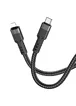 Дата кабель Hoco U110 charging data sync Type-C to Lightning (1.2 m) Черный