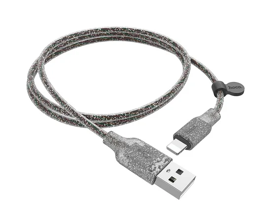 Дата кабель Hoco U73 "Star" Lightning (1.2М) Черный