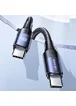 Дата кабель USAMS US-SJ525 U71 Type-C to Type-C PD 100W (2m) Black