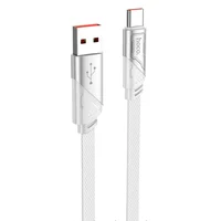 Дата кабель Hoco U119 Machine charging data USB to Type-C 5A (1.2m) Gray