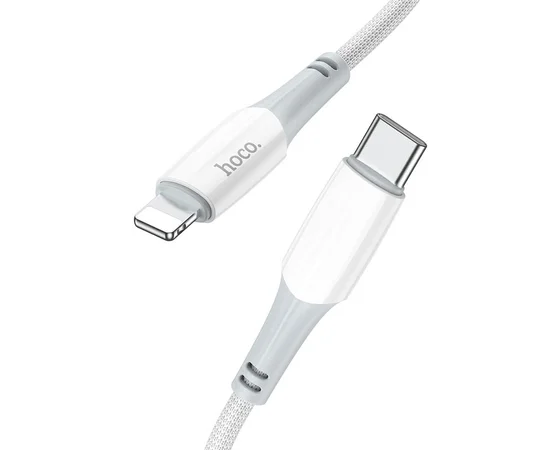Дата кабель Hoco X70 Ferry PD Type-C to Lightning (1m) Белый