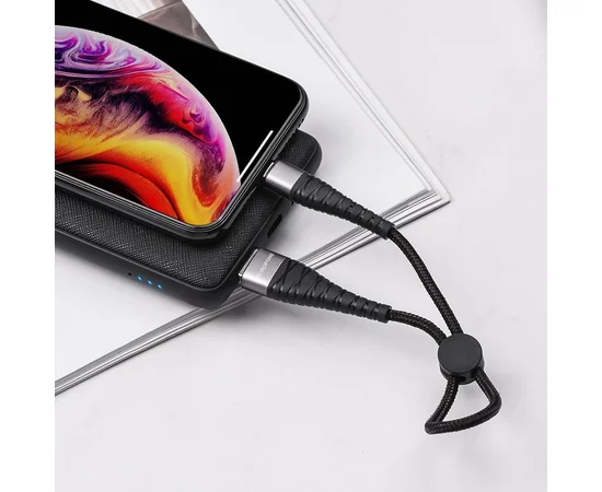 Дата кабель Borofone BX32 Munificent USB to Lightning (0.25m) Черный